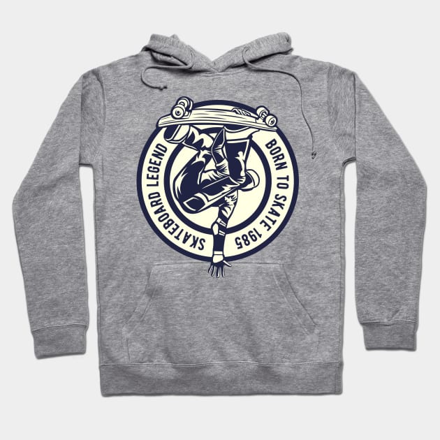 Skateboard Legend Hoodie by lionkingdesign